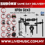 Sudoku Home Practice HP8H HP9H Gen 3 Mesh Black Electronic Drum w/Amplifier, Pedal, Drum Throne And 