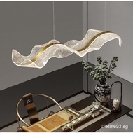 Wave Unique Design Dining Light Bar Counter Light Pendant Light Drop Ceiling Light Modern Luxury Din