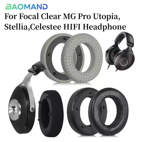 Replacement Foam Ear Pads for Focal Clear MG Pro Utopia,Stellia,Celestee HIFI memory foam Earpads Pr