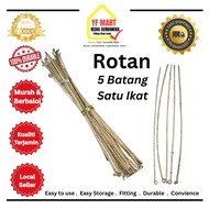 [PROMO BUNDLE] Rotan Asli 5-20 Batang - Stick Rotan untuk Budak Nakal, DIY, Kraf, Kebun, Penyangkut 