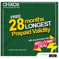 ONE XOX VIP NUMBER PREPAID SIMCARD 28 MONTHS VALIDITY