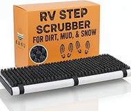 KANU GOODS Patent-Pending RV TrailScrubber Step Covers | Camper Rug Scrubs Dirt & Mud from Shoes for