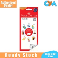 Faber Castell Tack-It Clay 90pc Glue Type Replacement Tanah Liat Dermatologically Tested Hang it / S