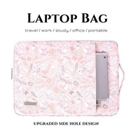 Waterproof Anti Fall Message Flowers Computer Notebook Bag Laptop Bag Briefcase For 13"14"15"inch 12 inch