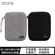 baona BN-D003 線材/行動硬碟收納包(單層)(小)(灰色)