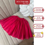 BABY Red Silk Skirt for Girls - 76C
