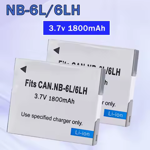 New 1-4pcs NB-6L NB 6L NB6L Battery 3.7V 1800mAh Rechargeable Lithium Battery for Canon IXUS 105 210