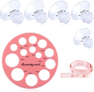 5pcs Breast Pump Flange Insert with Soft Rule Set Silicone Flange Inserts Compatible with TSRETE Med
