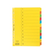 Bantex 6051 A4 1-12 Index Divider (Paper Divider)