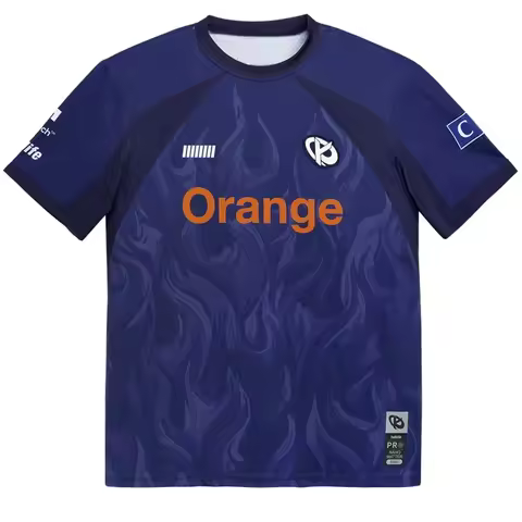 Karmine Corp Esports Uniform Season Jerseys Summer Men's Breathable Sports T-shirt KCorp Fans Tops V