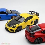 MINICHAMPS Mini Cut 1: 18 Porsche 718 GT4 RS cayman Alloy Car Model