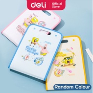 Deli SpongeBob SquarePants Series Expanding File A4 7 Compartments Cute School Supplies Fail Documen