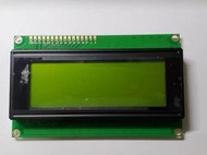 LCD 2004 I2C 5V 液晶顯示模組 I2C介面 4行20字 綠底 黑字 帶背光 Arduino 附杜邦線