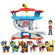 8Pcs/set Paw Patrol Toys Full Set Paw Patrol Toys Lookout Tower Six Deformation Dogs Captain Toys Suit Track Command Center Rescue Base Dog Patrol Police Team Watch Tower Action Figures Collection Boys Toys Kids Gifts GG01727005 23619