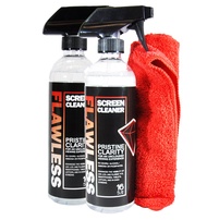 Flawless Screen Cleaner Spray with Microfiber Cleaning Cloth for LCD, LED Displays on Computer, TV, 