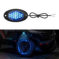 12/24V Truck Car Chassis Light LED Rock Lights 24 High Brightness LED Beads Neon Lamp For Pickup Off