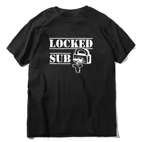 Sport New! Locked Submissive Chastity Fetish, Bdsm Cuckold Sub T-Shirt