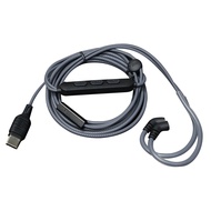 CCA JT1 Headphone Cable Dual-Mode Noise Reduction C/H Pin Upgrade Cable Type-C Plug Chip Decoding Wi