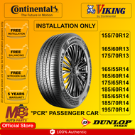 Continental - Dunlop - Viking _ Rim 12- 13- 14 inch Tire [100% ORIGINAL] INSTALLATION 1-3 Days