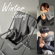 [Ready + Express + Gift Wrapping] Wool Scarf, Scarf for Men and Women, Thick Warm Wool, Size 180cm x