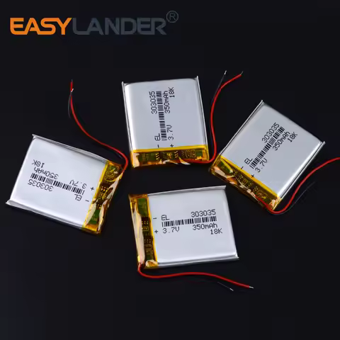303035 3.7V 400mAh Polymer Lithium Ion / Li-ion Battery For Nakonetsto Registrar Dixon F650 Video Re