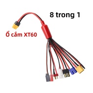 Đa Năng Cân Bằng Cáp Sạc 8IN1 / 19IN1 XT60 EC3 EC5 HXT TAMIYAS Tương Thích Cho IMAX B6 B6AC Bộ Sạc C
