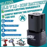 16.8V large capacity rechargeable lithium battery electric drills electric screwdrivers backup batte
