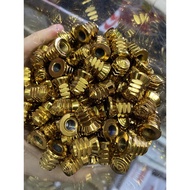 M8 Nut Size 12 Nut Titanium Blue Gold Per Pcs