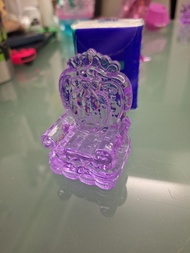 冒險樂園水晶系列：紫色仿水晶皇宮椅擺設