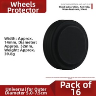 Travel Luggage Rubber Wheel Cover Protective Sleeve Accessories Silent Universal Wheel Silicone Ring