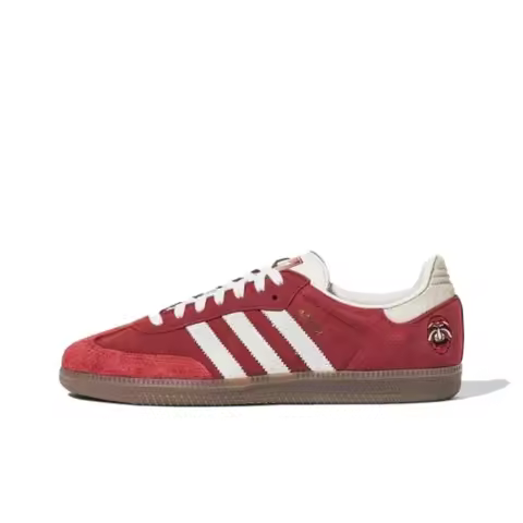 Adidas Originals SAMBA OG TAL Comfortable Low top Skateboard Shoes Men's Red IG8905