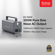 Yoobao EN300WLPD-G2 72000mAh Power Station with 3 Modes LED Light  PD 65W two-way Quick Charging