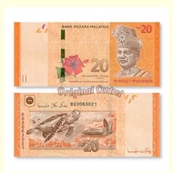 Uang 20 Ringgit Malaysia 20RM Uang mancanegara luar negeri asing koleksi ( UANG ASLI 100 % )