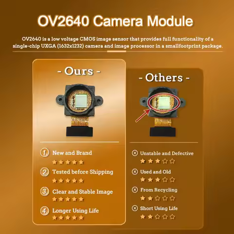 NEW OV2640 Camera Module 2MP 222 200 180 66 120 160 Degree 650nm 850nm Night Vision DVP 24PIN 0.5MM 