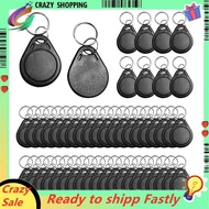 50Pcs T5577 Writable 125kHz RFID Key Fob Proximity ID Card Token Tag, 125khz RFID Writable Rewritabl