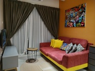 Pangsapuri 70 m² dengan 2 bilik tidur dan 2 bilik mandi peribadi di Cyberjaya (Modern 2-BR Retreat D