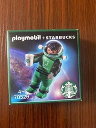 全新韓國Starbucks playmobil 70526太空人連貼紙