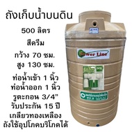 DOS ถังเก็บน้ำ ถังน้ำ ถังเก็บน้ำบนดิน รุ่น DOS ICE ขนาด 500 700 1000 ลิตร ทึบแสง กันตะไคร้น้ำ รับประ