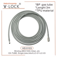 V0-LOCK 3m NIBP EX-TUBE Blood Pressure Cuff Connect Extension Air Hose Nibp Single Tube Quick Connecting Bp Adapter for Mindray T5/T8,IMEC,PHILIPS HS0103