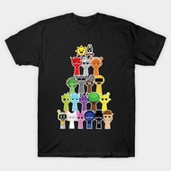 The most popular T-Shirt Lelaki Perempuan SPRUNKI INCREDIBOX Cute Short Sleeve unisex # 04