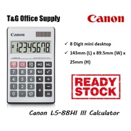 Canon Calculator LS-88 HI III (8 Digits) (Office/School Calculator)