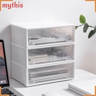 [MYTHIS] Stackable Storage Box, Stackable Visible Drawer Storage Box,  Multifunction Plastic Desktop