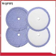 4 Piece Washable Microfiber Mop Pads Replacement Parts As Shown for EVERYBOT Edge RS700 RS500 Robot