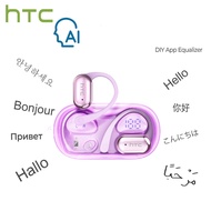 HTC NE37 AI หูฟังแปล Bluetooth 6.0 การแปลแบบเรียลไทม์ 135 ภาษา จอแสดงผล LED เสียงไฮไฟ Sweatproof I