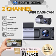 South Ocean Front Camera Mini Dash Cam 1080P With Wifi Single Lens Dashcam Loop Recording Car Dvr Ca