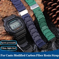 Modified Carbon Fiber Texture Resin Strap for G-SHOCK Casio DW-5600 DW5600 GW-B5600 GW-M5610 GA900 7