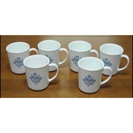 corelle blue cornflower mug (vintage edition) x 6 pcs