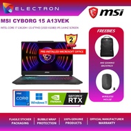 MSI Cyborg 15 A13VEK-887 15.6'' FHD Gaming Laptop ( I7-13620H, 16GB, 512GB SSD, RTX4050 6GB, W11 )