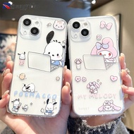 Cute Pochacco Clear Phone Case For Nothing Phone 2A 2 1 Meizu 21 Note 20 Pro Casing Cartoon Melody C