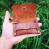 ATM Card Wallet, Car Card Holder, Change Holder, Cowhide Keychain Wallet